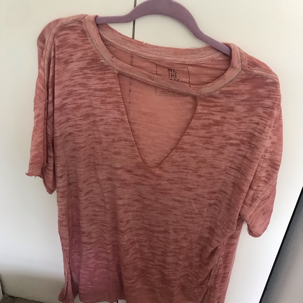 Jordan Cut Out V-Neck Tee